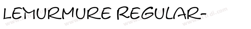 LeMurmure Regular字体转换